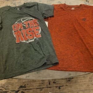 Kids' Short Sleeve Graphic Tee Set - Grey & Red